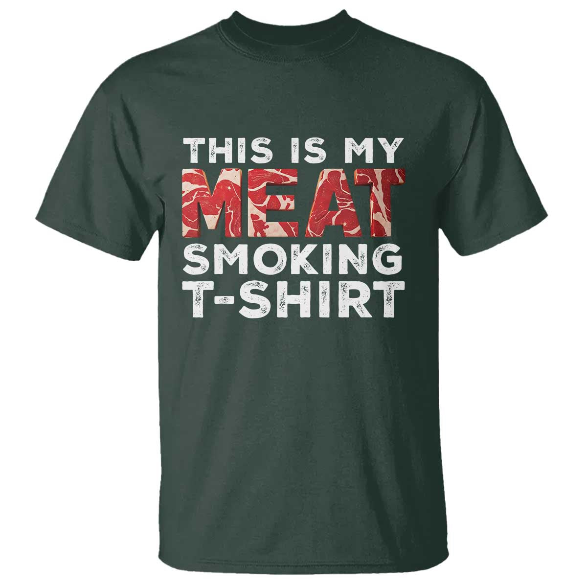 Funny This Is My Meat Smoking T Shirt Grilling BBQ Lover - Wonder Print Shop
