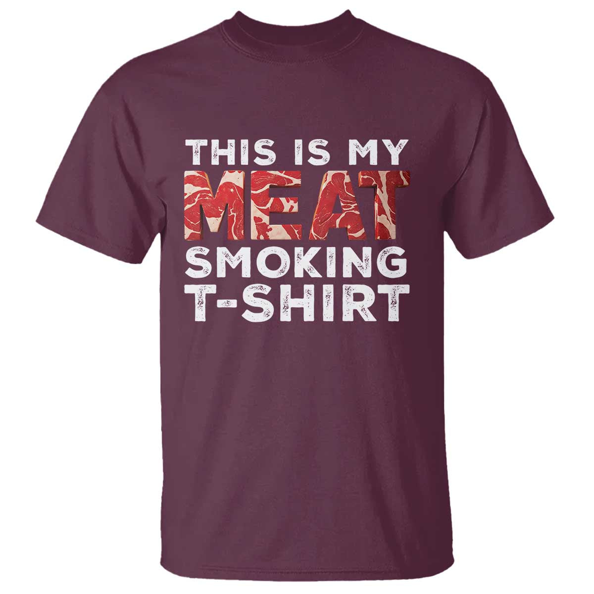 Funny This Is My Meat Smoking T Shirt Grilling BBQ Lover - Wonder Print Shop