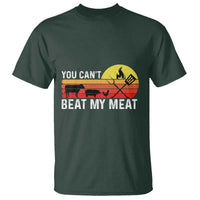 Funny BBQ Grilling T Shirt You Can't Beat My Meat - Wonder Print Shop