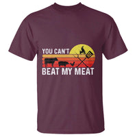 Funny BBQ Grilling T Shirt You Can't Beat My Meat - Wonder Print Shop