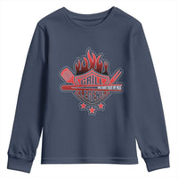 Funny BBQ Grilling Youth Sweatshirt Grill Lelend You Can't Beat My Meat