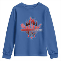 Funny BBQ Grilling Youth Sweatshirt Grill Lelend You Can't Beat My Meat