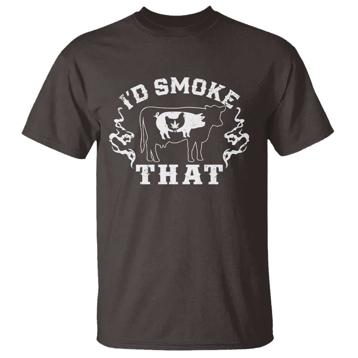 I'd Smoke That Grilling BBQ T Shirt - Wonder Print Shop