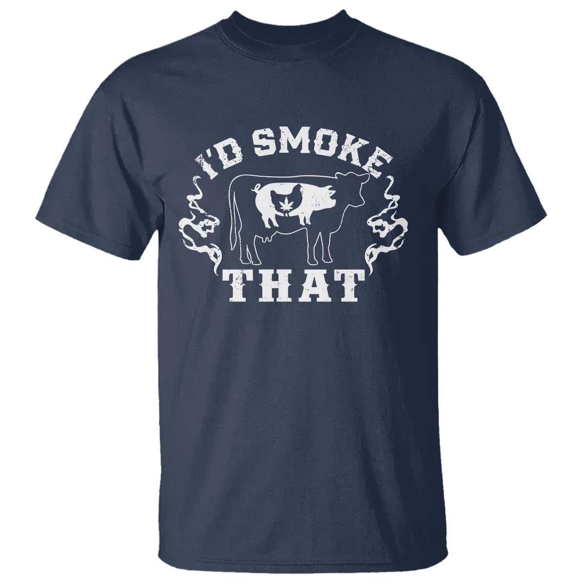 I'd Smoke That Grilling BBQ T Shirt - Wonder Print Shop