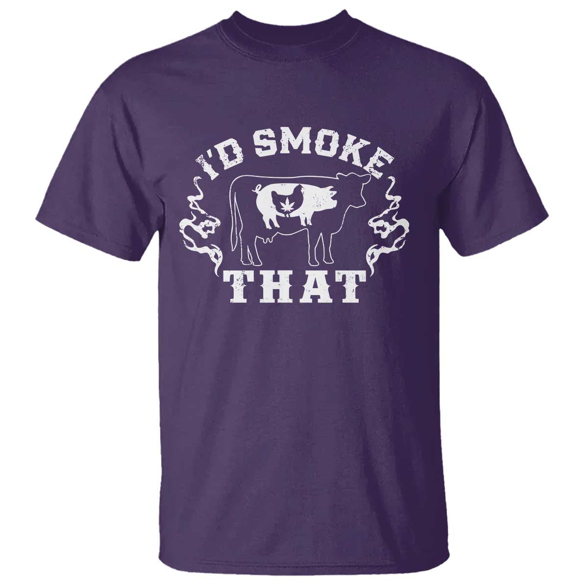 I'd Smoke That Grilling BBQ T Shirt - Wonder Print Shop