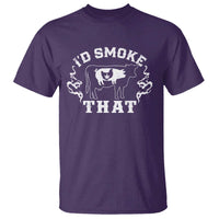 I'd Smoke That Grilling BBQ T Shirt - Wonder Print Shop