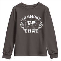 I'd Smoke That Grilling BBQ Youth Sweatshirt