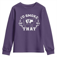 I'd Smoke That Grilling BBQ Youth Sweatshirt