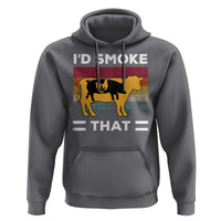 Funny I'd Smoke That Hoodie Grilling BBQ Weed Retro