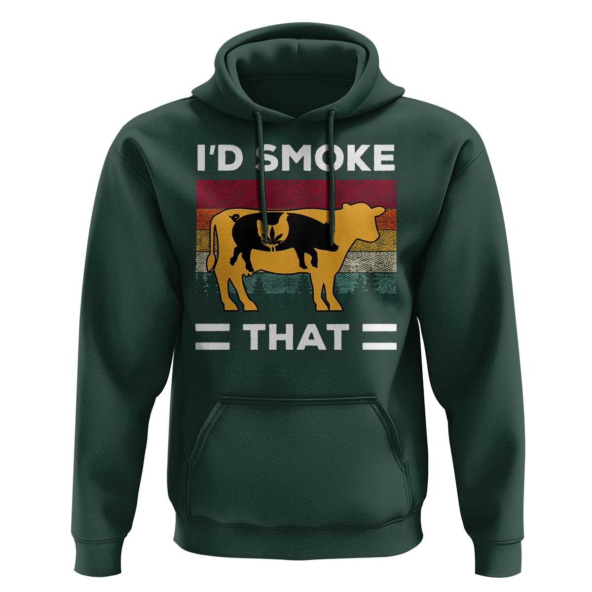 Funny I'd Smoke That Hoodie Grilling BBQ Weed Retro
