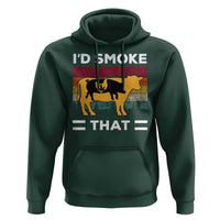 Funny I'd Smoke That Hoodie Grilling BBQ Weed Retro