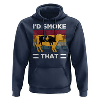 Funny I'd Smoke That Hoodie Grilling BBQ Weed Retro