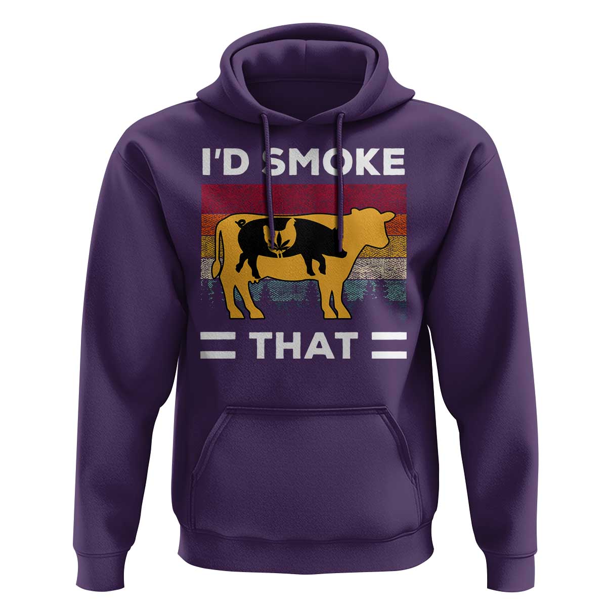 Funny I'd Smoke That Hoodie Grilling BBQ Weed Retro