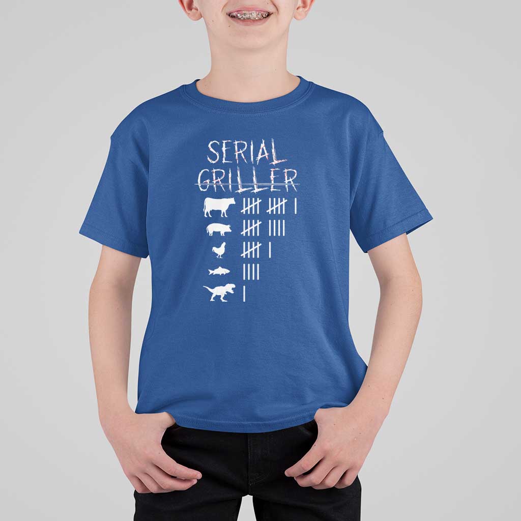Funny Chelf T Shirt For Kid Serial Griller Grilling BBQ Pitmaster