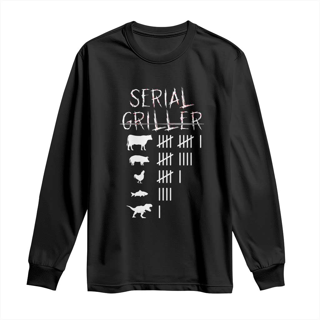 Funny Chelf Long Sleeve Shirt Serial Griller Grilling BBQ Pitmaster
