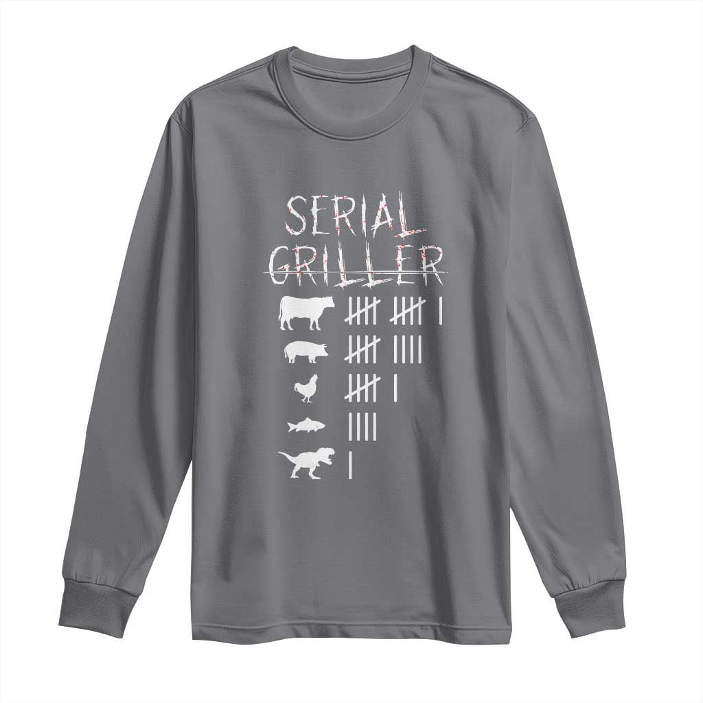 Funny Chelf Long Sleeve Shirt Serial Griller Grilling BBQ Pitmaster