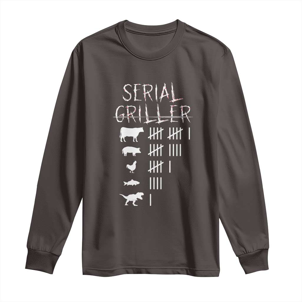 Funny Chelf Long Sleeve Shirt Serial Griller Grilling BBQ Pitmaster