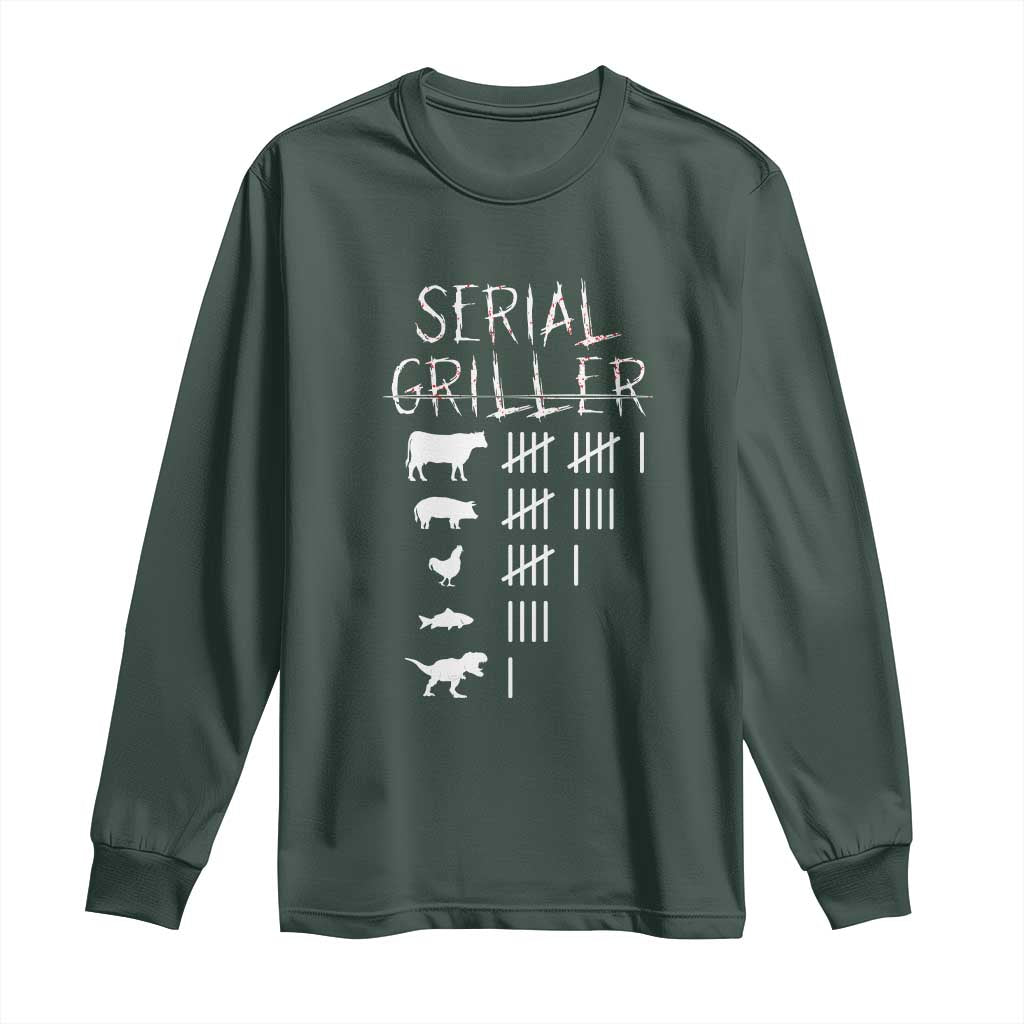 Funny Chelf Long Sleeve Shirt Serial Griller Grilling BBQ Pitmaster