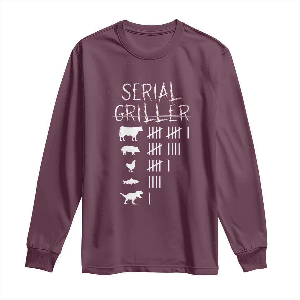 Funny Chelf Long Sleeve Shirt Serial Griller Grilling BBQ Pitmaster