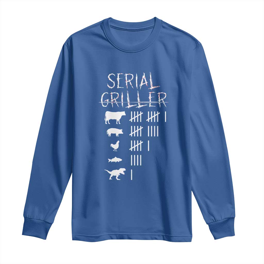 Funny Chelf Long Sleeve Shirt Serial Griller Grilling BBQ Pitmaster
