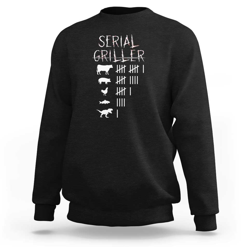 Funny Chelf Sweatshirt Serial Griller Grilling BBQ Pitmaster