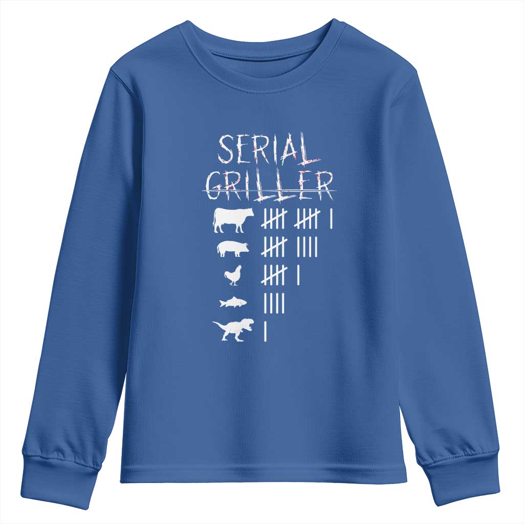 Funny Chelf Youth Sweatshirt Serial Griller Grilling BBQ Pitmaster