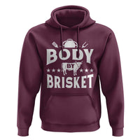 Funny Pitmaster BBQ Hoodie Body By Brisket Smoker Grilling