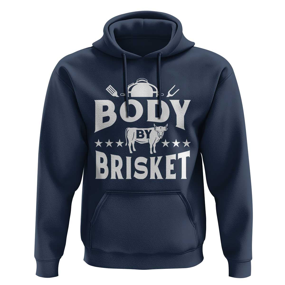 Funny Pitmaster BBQ Hoodie Body By Brisket Smoker Grilling