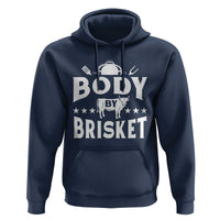Funny Pitmaster BBQ Hoodie Body By Brisket Smoker Grilling