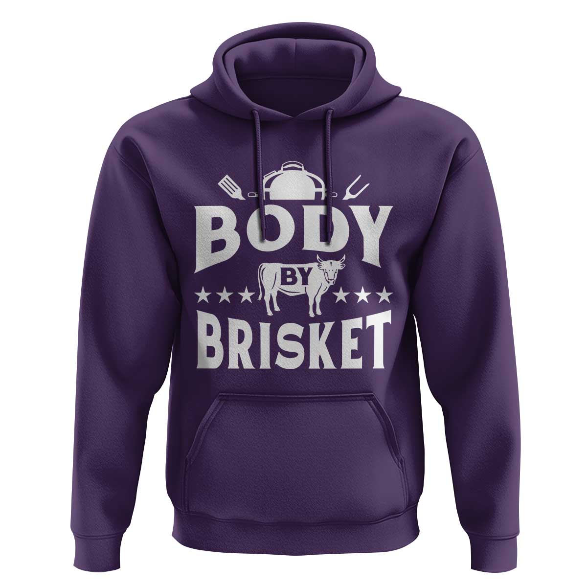 Funny Pitmaster BBQ Hoodie Body By Brisket Smoker Grilling