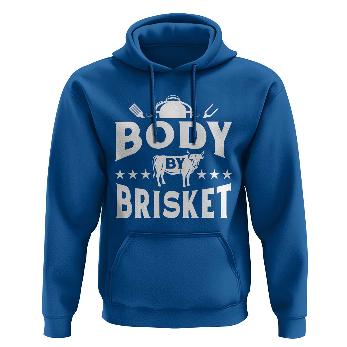 Funny Pitmaster BBQ Hoodie Body By Brisket Smoker Grilling