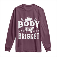 Funny Pitmaster BBQ Long Sleeve Shirt Body By Brisket Smoker Grilling
