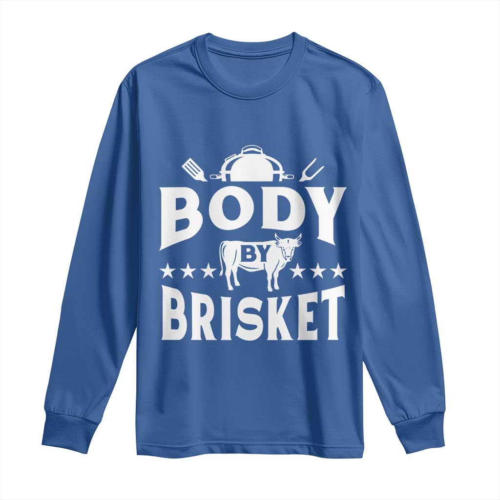 Funny Pitmaster BBQ Long Sleeve Shirt Body By Brisket Smoker Grilling