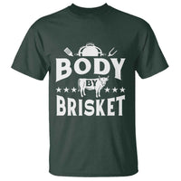 Funny Pitmaster BBQ T Shirt Body By Brisket Smoker Grilling - Wonder Print Shop
