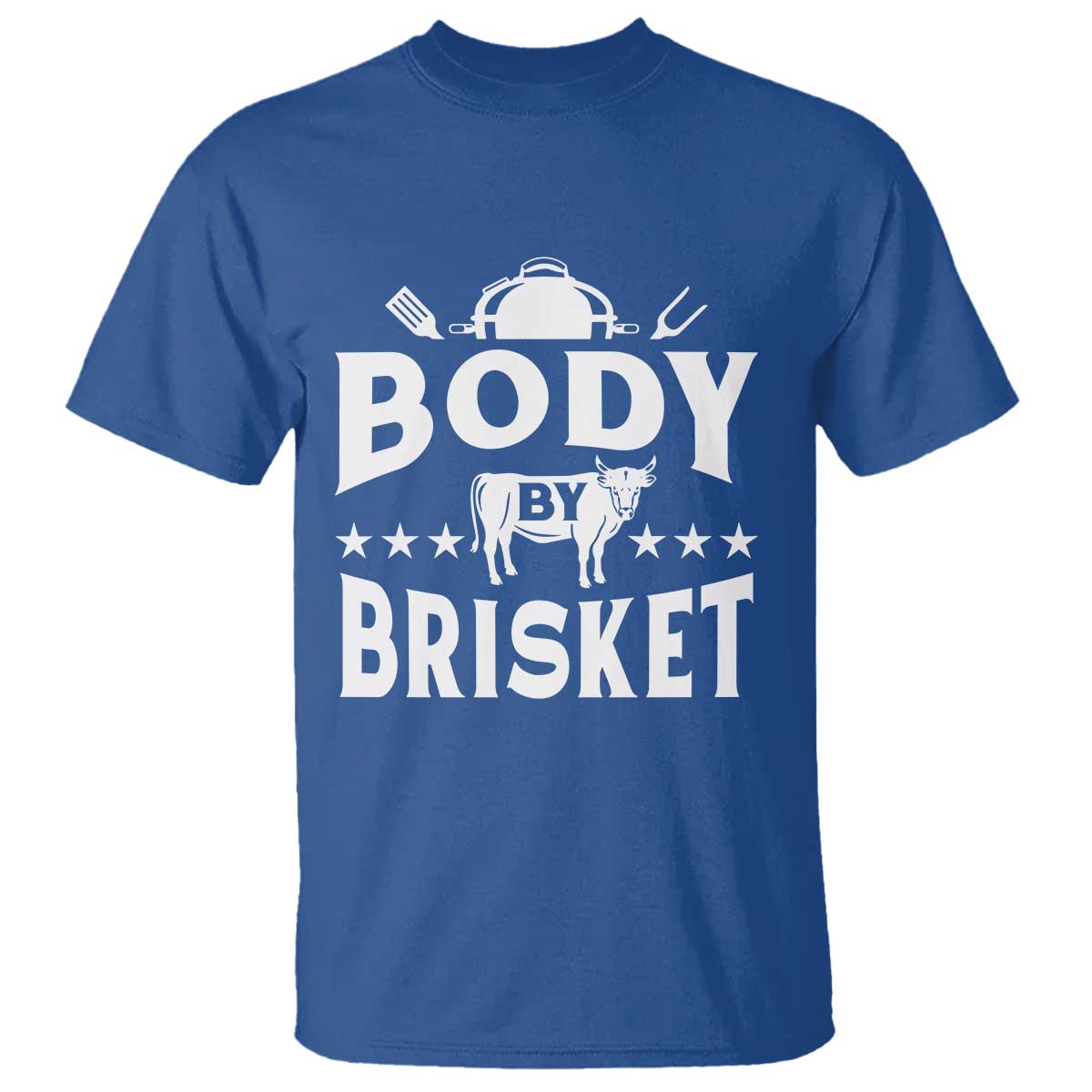 Funny Pitmaster BBQ T Shirt Body By Brisket Smoker Grilling - Wonder Print Shop