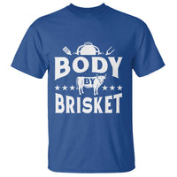 Funny Pitmaster BBQ T Shirt Body By Brisket Smoker Grilling - Wonder Print Shop