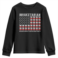 Funny BBQ Lover Youth Sweatshirt Brisketarian Because Brisket Never Disappoints