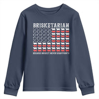 Funny BBQ Lover Youth Sweatshirt Brisketarian Because Brisket Never Disappoints