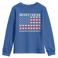 Funny BBQ Lover Youth Sweatshirt Brisketarian Because Brisket Never Disappoints
