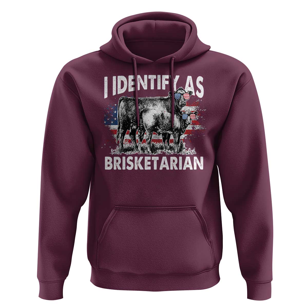 Funny BBQ Lover Hoodie I Identify As Brisketarian