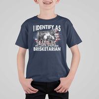 Funny BBQ Lover T Shirt For Kid I Identify As Brisketarian