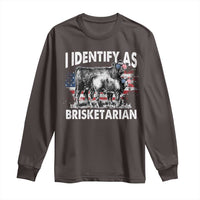 Funny BBQ Lover Long Sleeve Shirt I Identify As Brisketarian