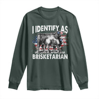 Funny BBQ Lover Long Sleeve Shirt I Identify As Brisketarian