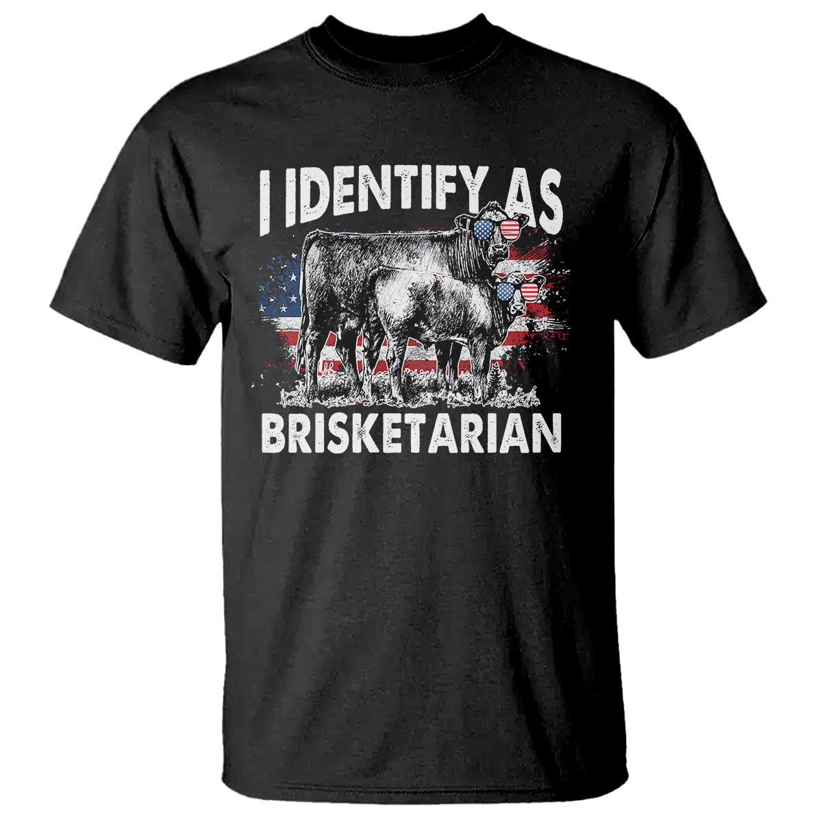 Funny BBQ Lover T Shirt I Identify As Brisketarian - Wonder Print Shop