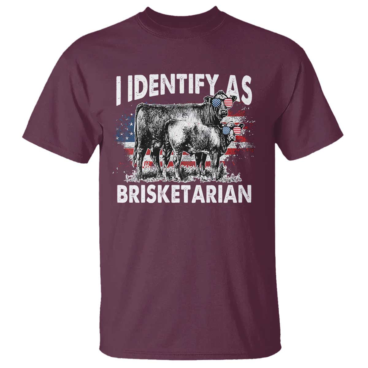 Funny BBQ Lover T Shirt I Identify As Brisketarian - Wonder Print Shop