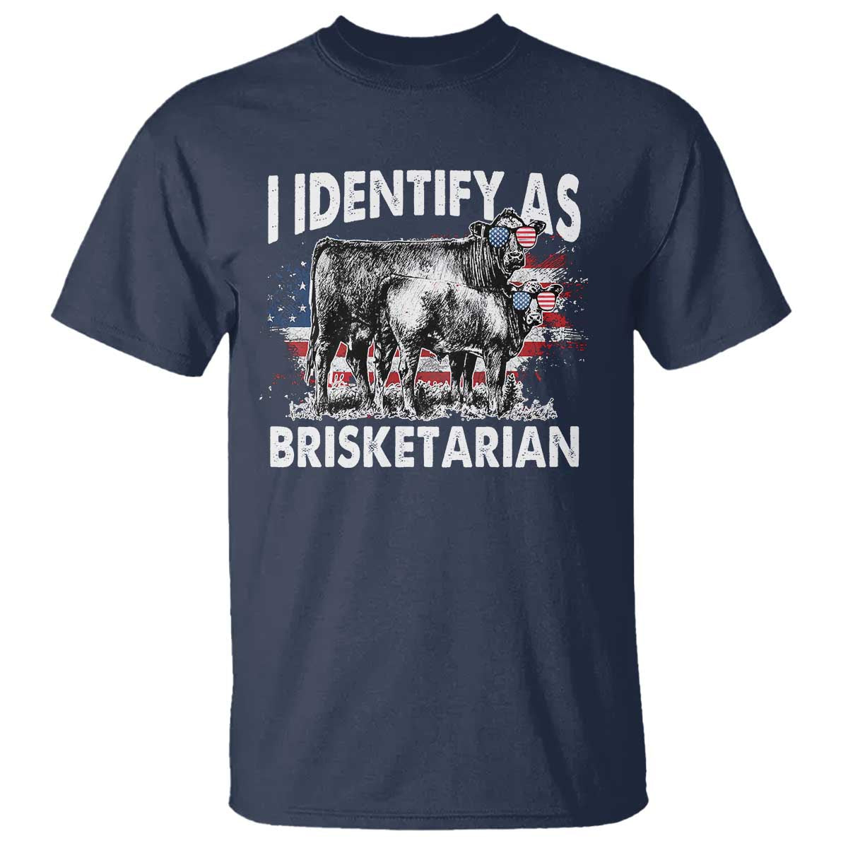 Funny BBQ Lover T Shirt I Identify As Brisketarian - Wonder Print Shop