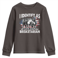 Funny BBQ Lover Youth Sweatshirt I Identify As Brisketarian