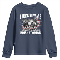 Funny BBQ Lover Youth Sweatshirt I Identify As Brisketarian