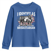 Funny BBQ Lover Youth Sweatshirt I Identify As Brisketarian