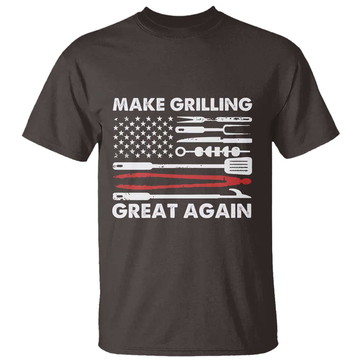Funny BBQ Grilling Pitmaster T Shirt Make Grilling Great Again Chef Smoking Tools - Wonder Print Shop